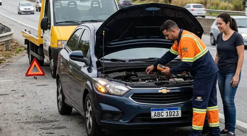 Auto socorro 24h em Fortaleza – pane elétrica, mecânica e bateria fraca